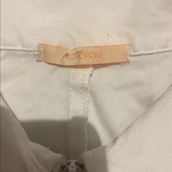 Forever 21 Cream Zip-Up Jacket - Picture 9 of 9